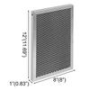 5695 Filter for Dehumidifier with MERV 8 Compatible with For AprilAire Whole House 1820 1820Z E070 E070KZ 12 by 8 by 08 Inches