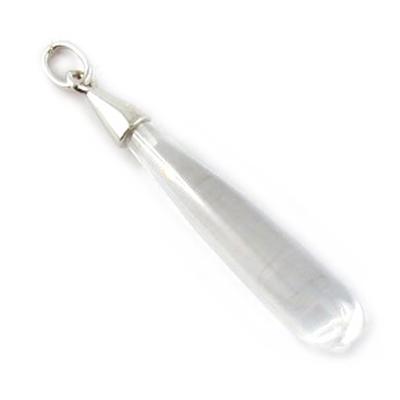 [E9590] - 'Unique' White Silver Pendant