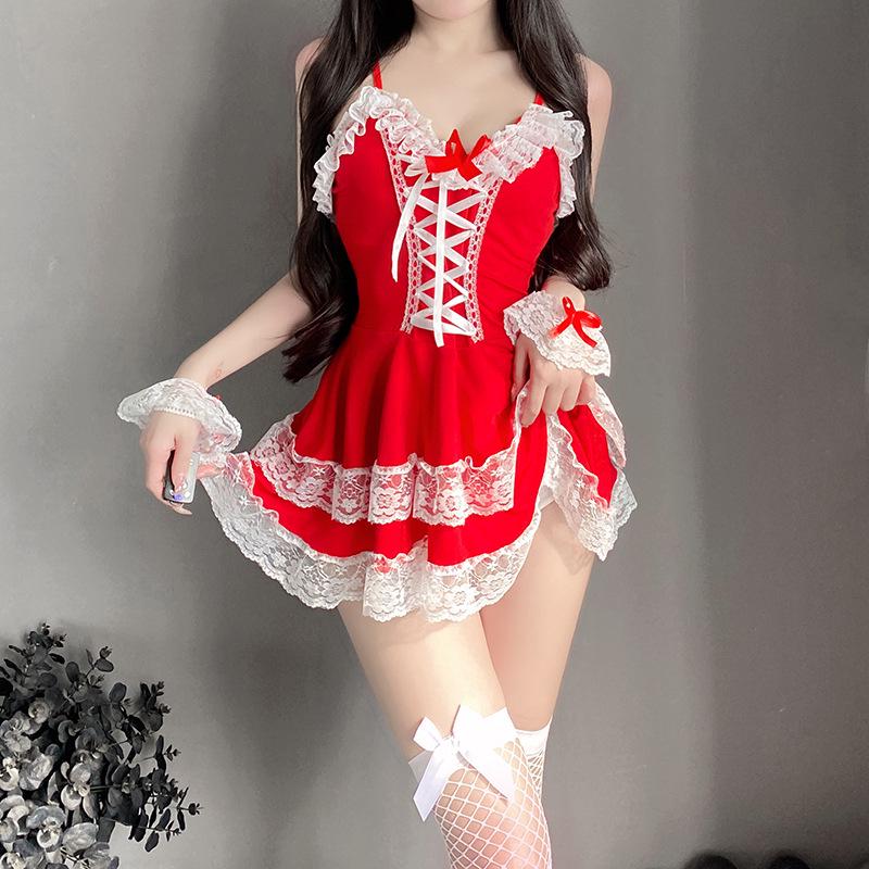 2023 Weihnachtsmann Weihnachtskostüm und Cosplay-Outfit-Set
