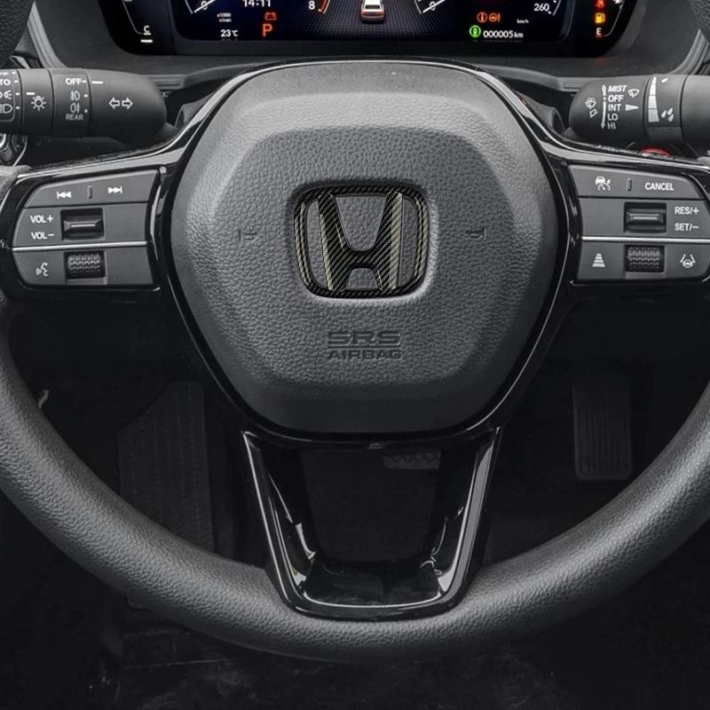 3D ABS Car Steering Wheel Badge Emblem Steer Wheel Sticker Decal Car Styling For HONDA CIVIC HR-V XR-V UR-V FREED STEPWGN
