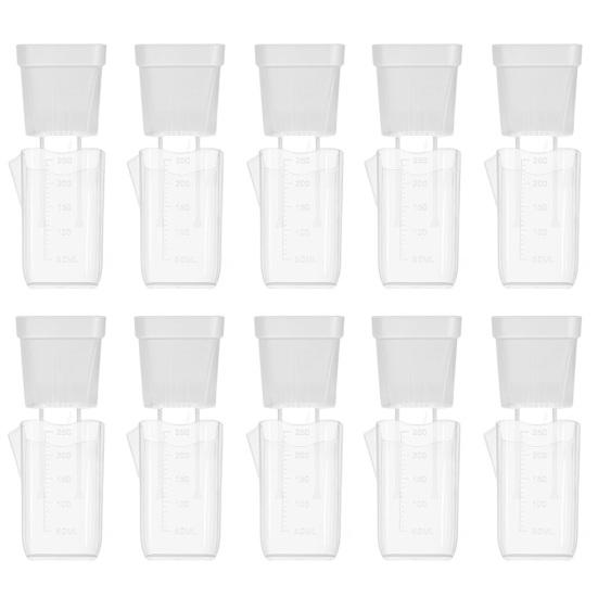 Self Watering Plant Pots Mini Translucent Plastic Planters Plant Propagation Pot with Reservoir for Seedlings Cuttings