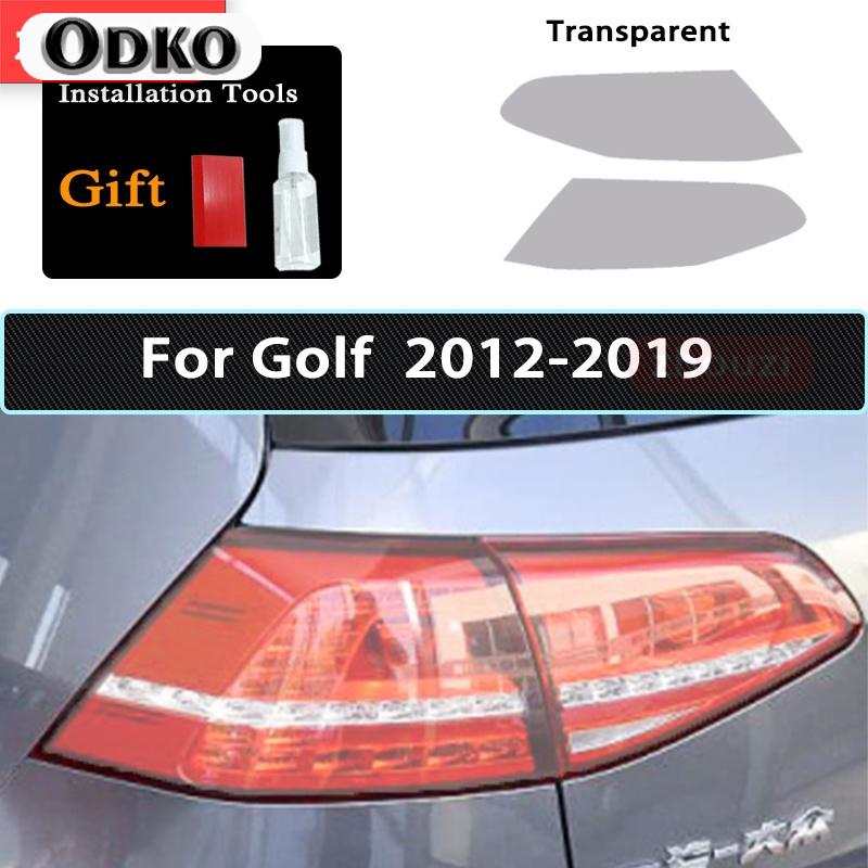 Car Headlight Protective Film For Volkswagen VW Golf 7 8 MK7 12-19 20- Car Tint Black Film Taillight Transparent TPU Sticker