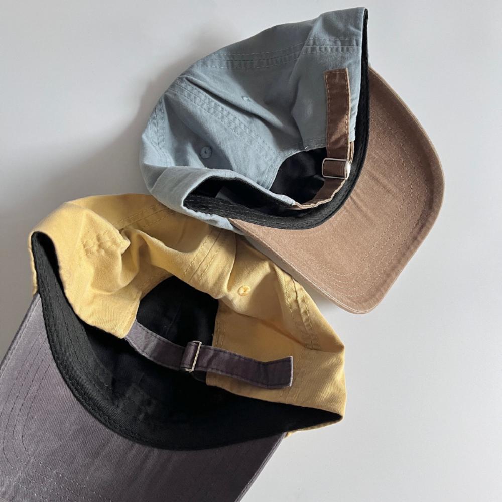Baseballkappe mit Buchstabenstickerei für Männer und Frauen, Patchwork-Snapback-Hut, modische Baumwoll-Outdoor-Sonnenblenden-Hüte