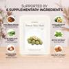 FoodaHolic Nature Skin Mask Olive 23ml X 10 Sheets - Deeply Nourishing & Moisturizing Facial Sheet Mask Pack for Soft and Supple Skin(10 Sheets)
