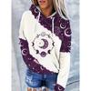 Women'S Casual Fashion Hooded Sweatshirt, Western Ethnic Style Vintage Print Women'S Top