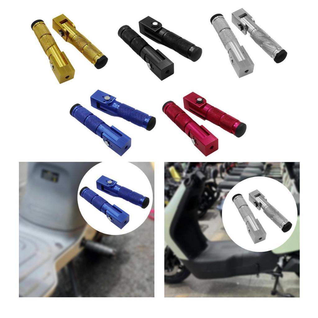 2x Motorcycle Footpegs Replaces Wear Resistant Utility Motorbike Footrests