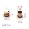 1 Stück DIY Zubehör Elektromotor Kollektor 10,4x4x11,6mm 8P Zähne Kupfer Für Elektrowerkzeug