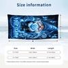 Floral Theme Beach Towel Personalized Custom Name & Text Soft Quick Dry Beach Towel for Swimming Travel