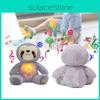 Artificial Cute Breathing Sloth Plush Toy Glow With Music Koala Gift Children