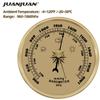 Wall Mounted Household Barometer 960-1060hPa Pressure Gauge Weather Station Metal Wall Hanging Barometer Thermometer 30% Off