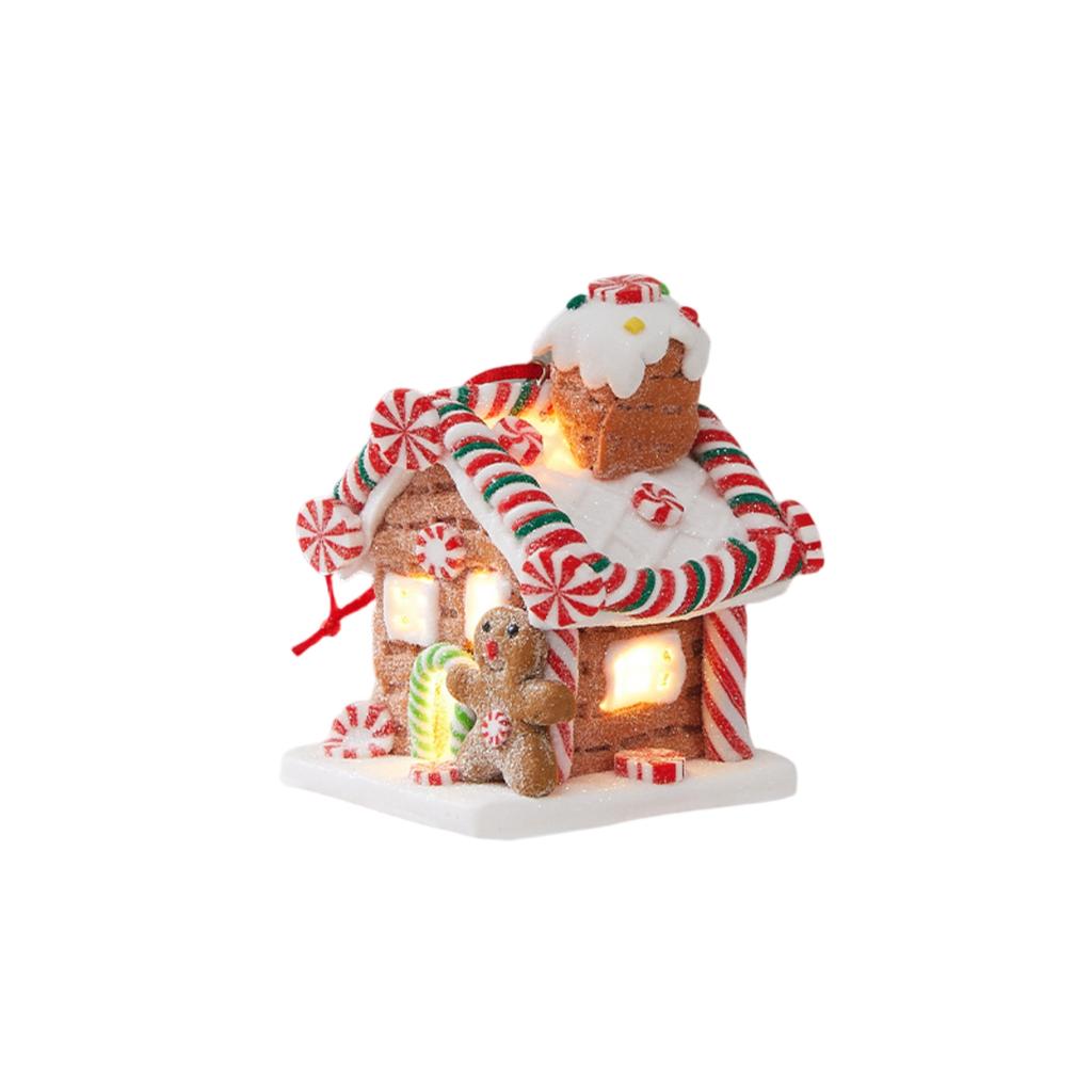 Christmas Decoration: Glowing Little House, Christmas Gifts: Soft  Tale Candy House, Atmosphere Display Items