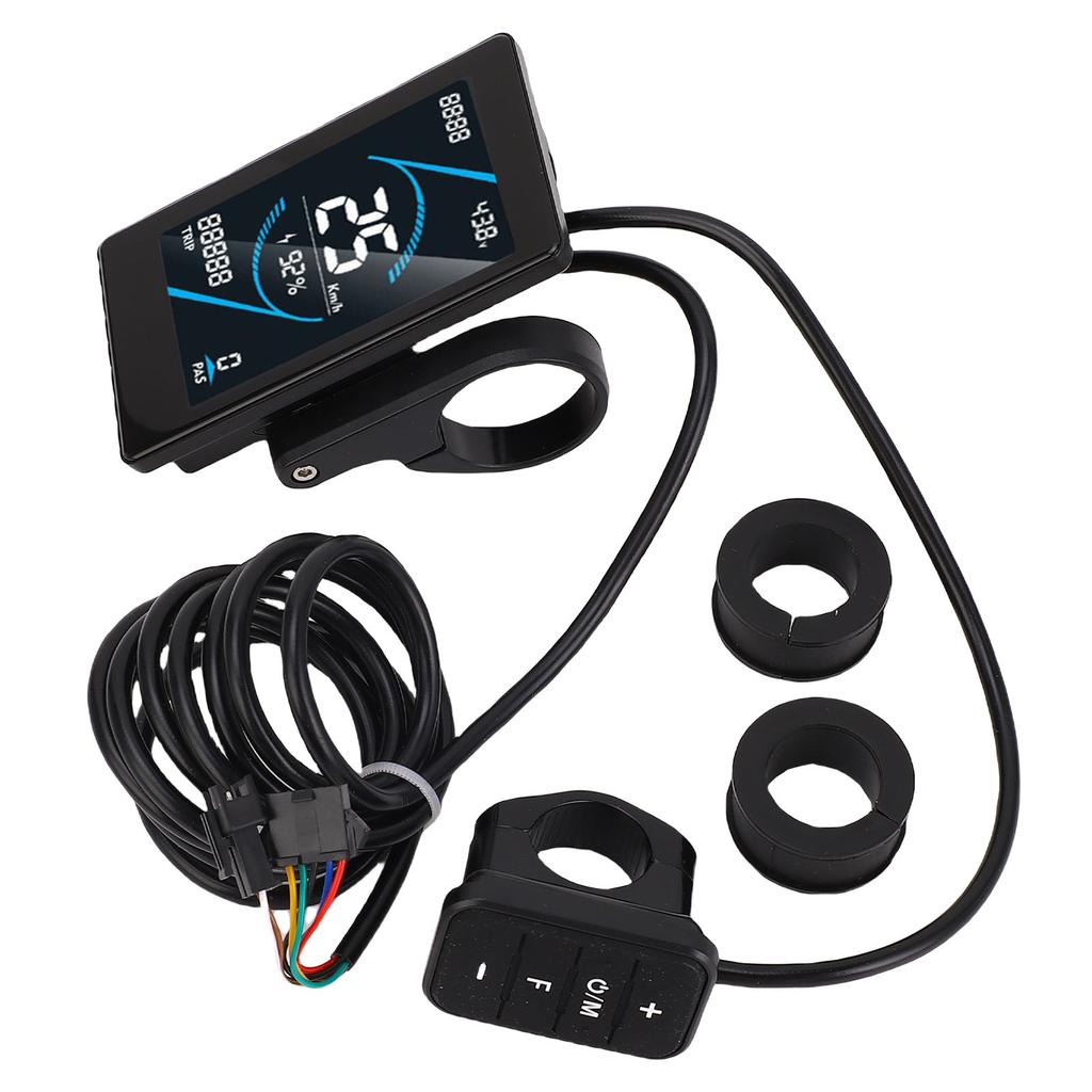 Electric Bike LCD Display T5S Electric Scooter LCD Panel with SM Connector 24-72V for Cycling