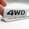 4WD Logo Stickers 3D Metal Emblem Badge Car Stickers Decals For Hyundai iX25 iX35 Tucson Toyota RAV4 Sticker Auto Accessories