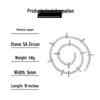 5mm Zircon Black Panther Tennis Chain Necklace - Trendy Hip Hop Jewelry with High-End Feel