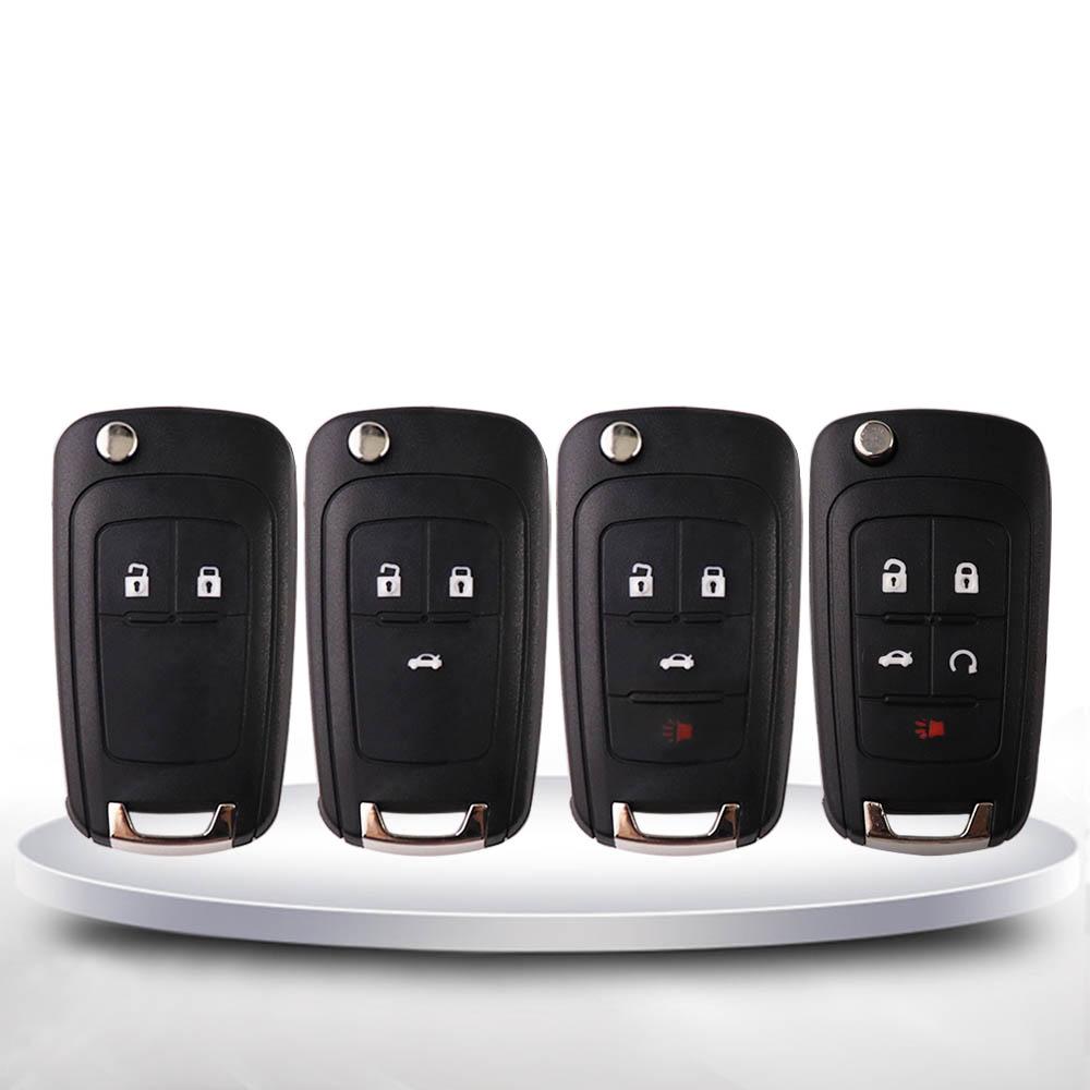 Zinc Alloy Car Remote Key Case Cover For Buick Chevrolet Cruze Aveo Trax Opel Astra Corsa Meriva Zafira Antara J