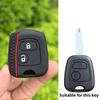 Silicone Car Remote Key Case Cover Shell Fob Keychain For Peugeot 107 206 207 307 For Citroen C1 C2 C3 C4 For Toyota Aygo