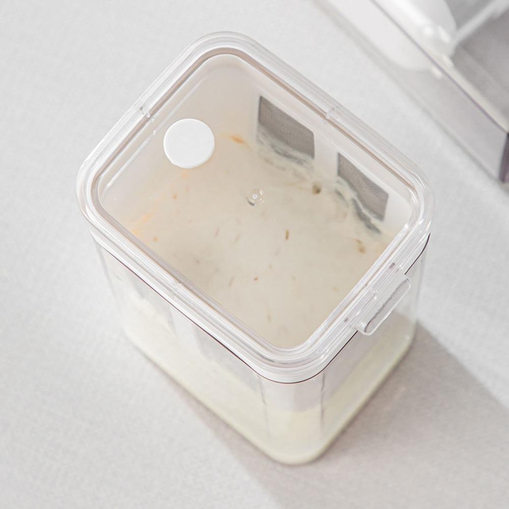 Extra Fine Mesh Yogurt Strainer Stainless Steel Transparent Cover Milk Filter Multipurpose Reusable Greek Yogurt Maker Juicing