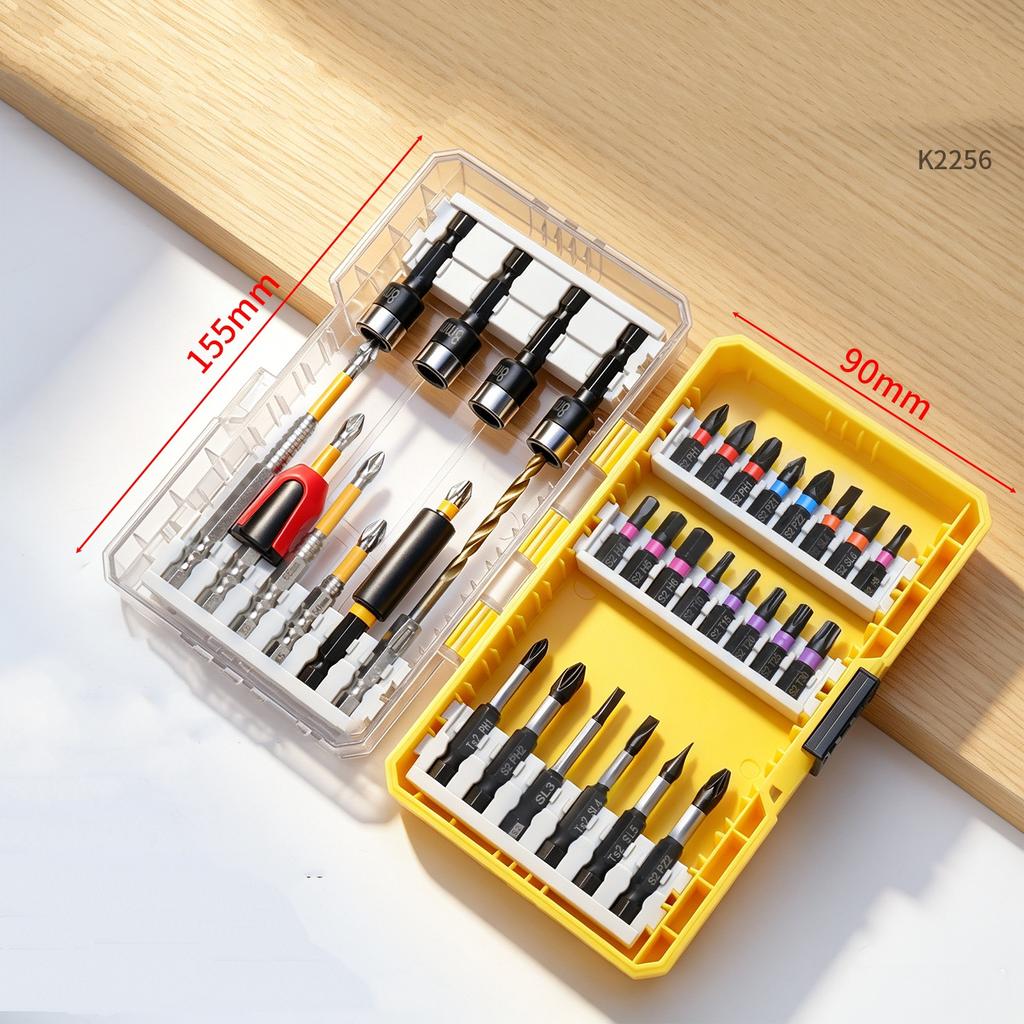 Xiaomi 10/15/34PCS Impact Driver Bit Set Hex Shank Magnetic Screwdriver Socket Bits For Power Drill Wood Metal Home Tool Kit