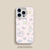 Applicable To Apple 11/11 Cartoon 11promax Mobile Phone Case, Domestic Huawei Redmi XR Colored Silver Hand-painted Katie