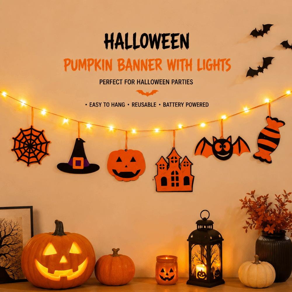 Creative Halloween Hanging Banner DIY Halloween Decorations Party Decoration Supplies