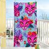Fashion Tropical Leopard Beasts Towel Soft Pool Gift For Travel Gym Shower Camping Quick Dry Sports Large Beach Towels