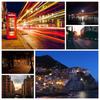 City Street Night Backdrop for Photo Studio Urban View Photography Background Retro Architecture Video Stream Poster