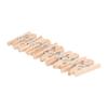 100Pcs Wooden Clothes Pins Mini Exquisite Workmanship Clothespins for Hanging Clothes Making Crafts Gifts Home