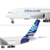 30cm 1/240 A380 Prototype Aircraft Model Kit with A Display Stand, Suitable for Adult Aviation Gifts or Display Decorations