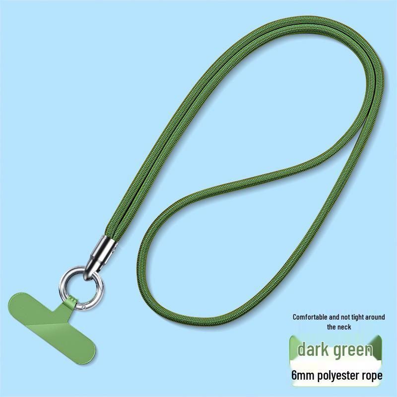 Šňůrka na mobilní telefon na zápěstí a přes tělo s kroužkem na prst, popruh proti ztrátě a těsnění proti pádu