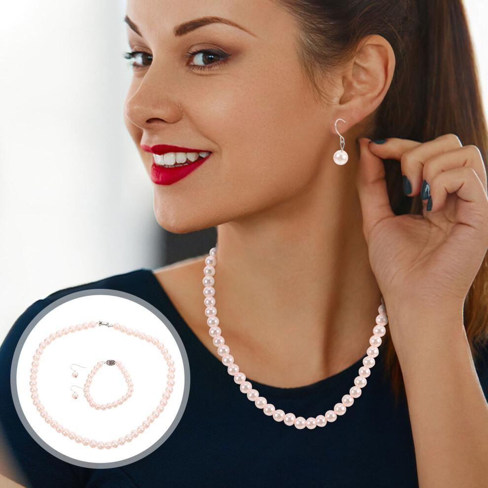 Shell Pearls Jewelry Set Women'S Artificial Jewellery For Ladies
