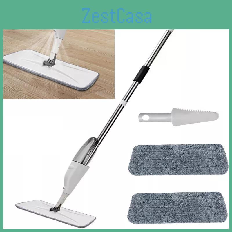 Efficient All-in-one Spray Mop For Wood Floors With Ultra-fine Microfiber Pad 75