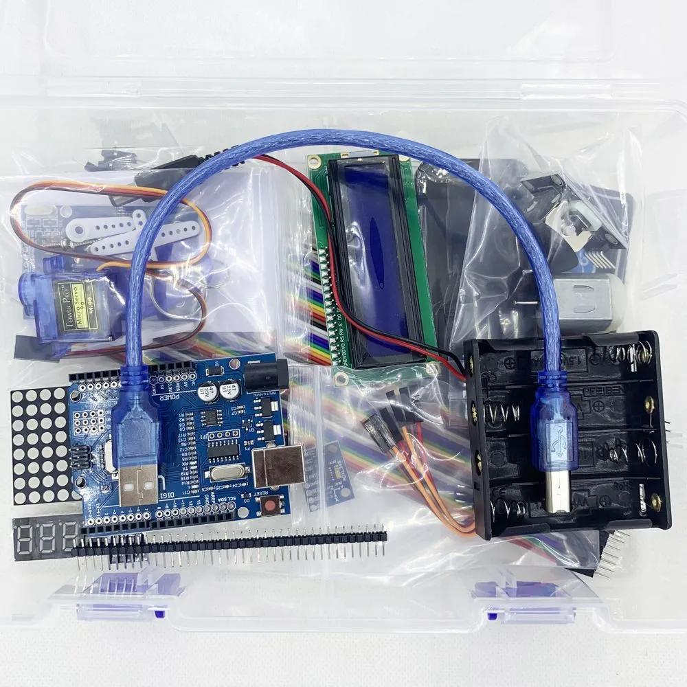 Suitable for UNO Starter Kit Component Pack Beginners 'Starter Kit MEGA2560 +1602+0.96-inch DIY Set