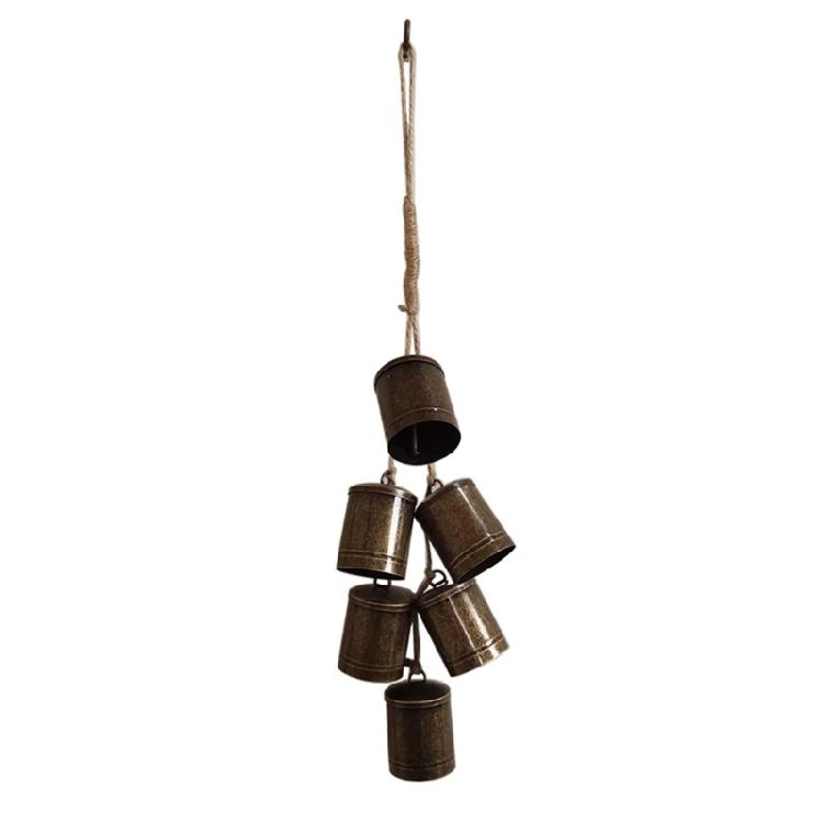 Hangings Bells Iron/Bronze with Bells Old Appearance Christmas Bells Metal Cowbell