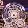 Robotime Rokr Wooden Puzzles 3D Gear Ball Challenge Machine Mechanical Model DIY Pinball Game Model kits for Adult Teens EGC01