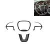Steering Wheel Cover Trim For Dodge Durango 14+ Challenger Charger 15+ Carbon