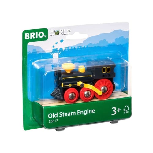BRIO Old Steam Engine 33617, for ages 3 and up. [Toy, Wooden Toy Train, Locomotive, Electric Vehicle, Gift for Birthdays/Christmas]
