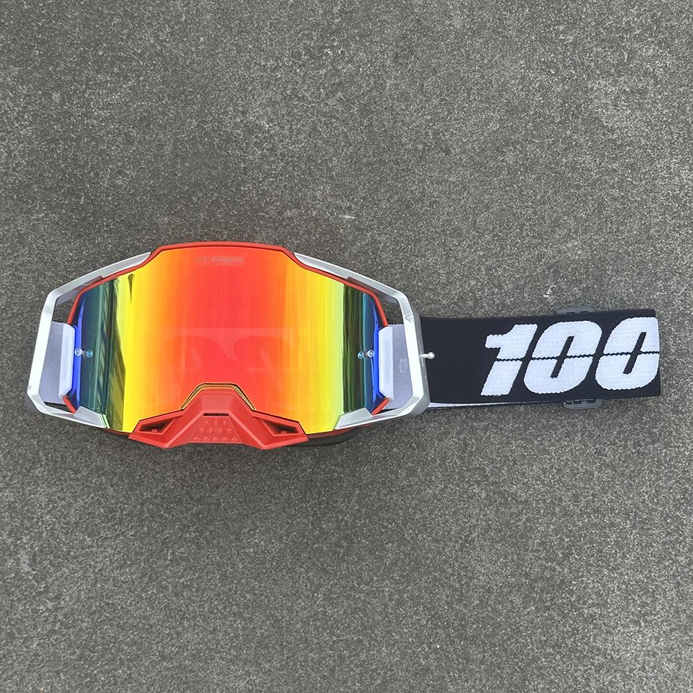 Okulary Motocrossowe Motocyklowe Okulary Przeciwsłoneczne Męskie Wiatroodporne Ochrona Narciarstwo Kolarstwo Wyścigi Jazda Terenowa Gogle