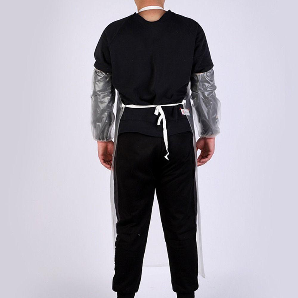 Translucent Kitchen Apron Waterproof PVC Apron Durable Work Apron  for Men Women