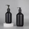 300/500ML Matte Black Liquid Soap Dispenser Refillable Shampoo Conditioner Body Lotion Container for Bathroom Supplies Hotel