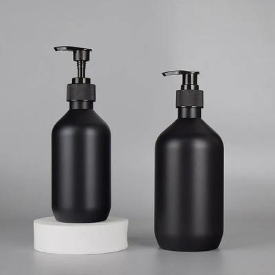 300/500ML Matte Black Liquid Soap Dispenser Refillable Shampoo Conditioner Body Lotion Container for Bathroom Supplies Hotel