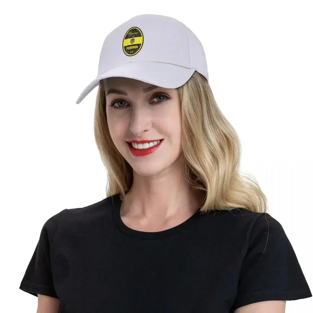 Primera Division - Pe?arol (Distressed) Baseball Cap Kids Hat Big Size Hat Wild Ball Hat Visor Women's Golf Wear Men's