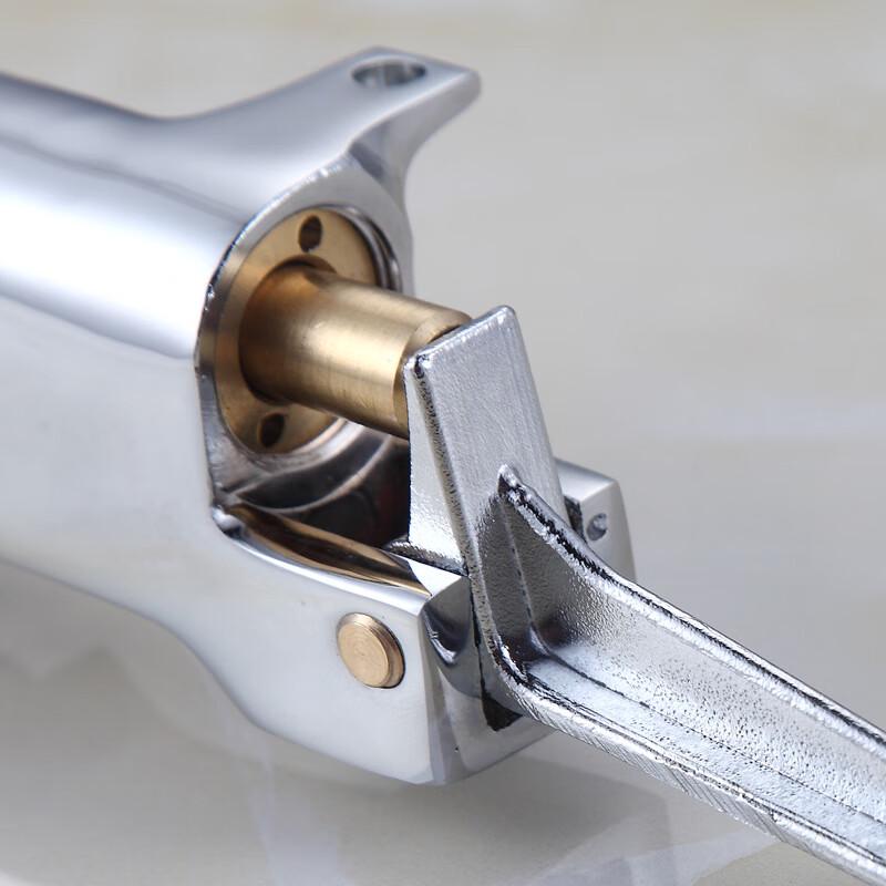 VEMUSE Mosiężny Jednouchwytowy Kran do Umywalki z Stopką