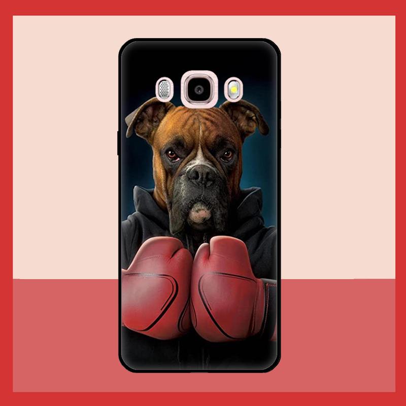Boxer Dog Case For Samsung Galaxy J6 J4 Plus A6 A7 A8 A9 J8 2018 J3 J5 J7 2017 J1 A3 A5 2016 Cover