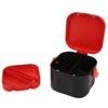 4PCS Plastic Worm Bait Holder with Clip Worm Storage Case Durable Fishing Bait Box  for Lure Storage