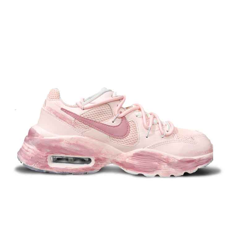 Nike Air Max Fusion Slip Resistant Slip Resistant Low Top Running Shoes Women's Pink CJ1671-105(Team325-)
