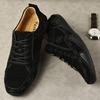 Spring and Autumn New Men's plus Size Trend Men's Casual Shoes Leather Shoes Leather All-Match Driving Shoes