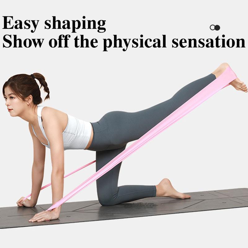 Yoga Sport Resistance Bands Pilates Training Fitness Exercise Home Gym Elastic Band Natural Rubber Latex Yoga Accessories