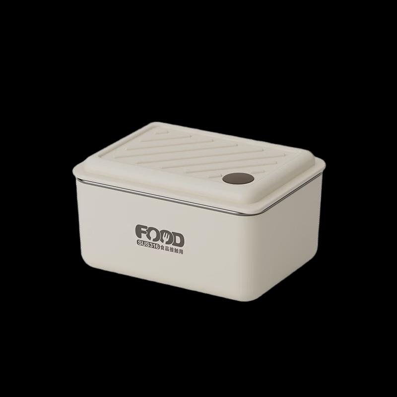 ZISIZ Insulated Microwaveable 2-Layer Stainless Steel Bento Box with Bag