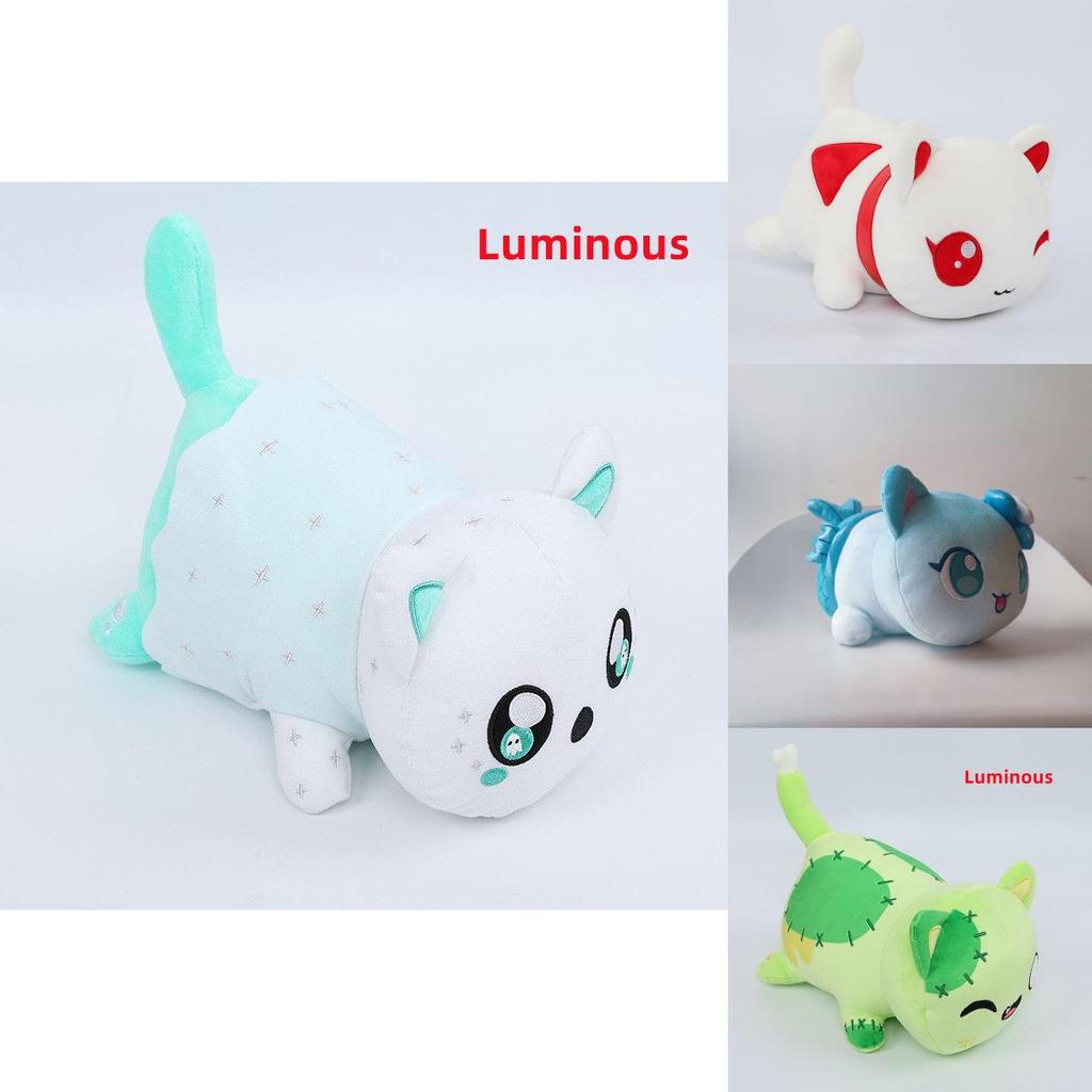 Cute Aphmau Cat Plush Toy Soft And Luminous Stuffed Pillow For Fans Collectors And Kids