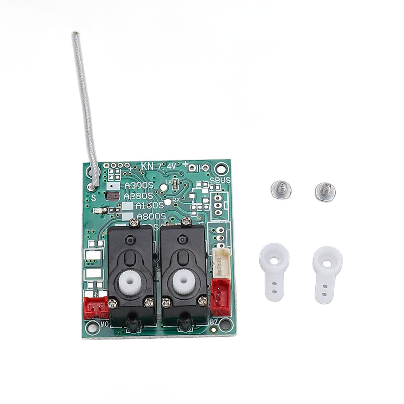 

A280.0021.002 Replacement Receiver Board with 2PCS Steering Arm RC Spare Parts for XK A280 RC Airpla